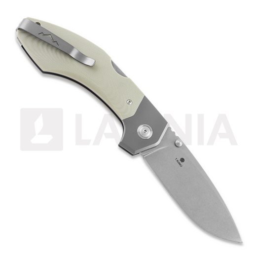 MKM Knives Hero - Stonewashed - G10 kääntöveitsi, tan MKHR-GTTN