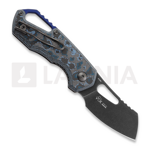 MKM Knives Isonzo Cleaver BW kääntöveitsi, Arctic Storm CF MKFX03-2CAD