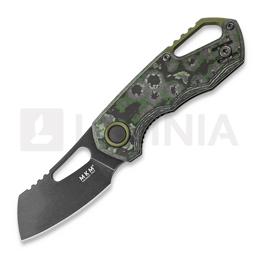MKM Knives Isonzo Cleaver BW sulankstomas peilis, Jungle Wear CF MKFX03-2CJD