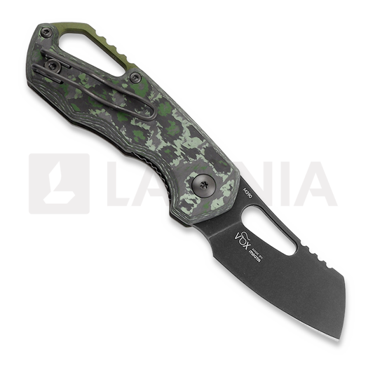MKM Knives Isonzo Cleaver BW sulankstomas peilis, Jungle Wear CF MKFX03-2CJD