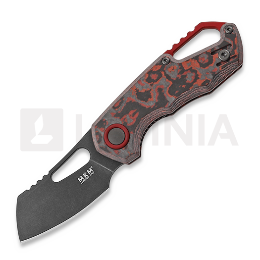 MKM Knives Isonzo Cleaver BW 접이식 나이프, Lava Flow CF MKFX03-2CLD