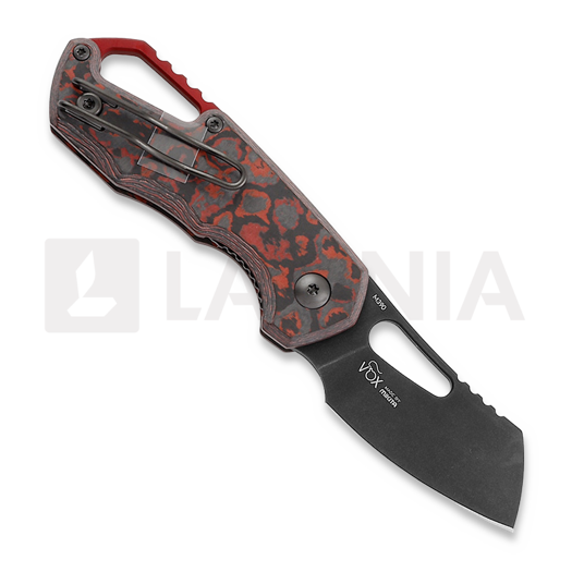 MKM Knives Isonzo Cleaver BW sulankstomas peilis, Lava Flow CF MKFX03-2CLD