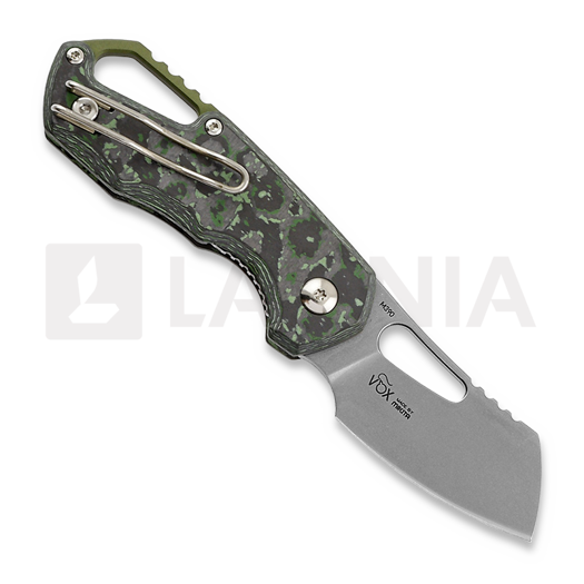 MKM Knives Isonzo Cleaver SW kääntöveitsi, Jungle Wear CF MKFX03-2CJ