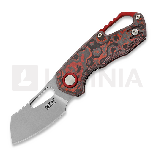 MKM Knives Isonzo Cleaver SW kääntöveitsi, Lava Flow CF MKFX03-2CL