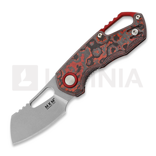 MKM Knives Isonzo Cleaver SW fällkniv, Lava Flow CF MKFX03-2CL