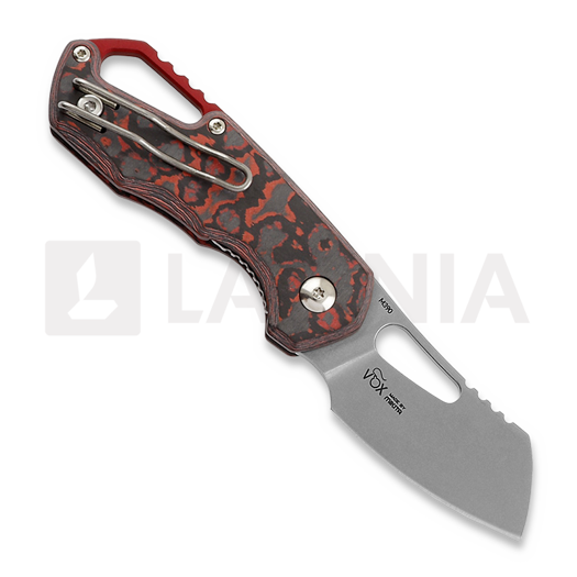 MKM Knives Isonzo Cleaver SW sulankstomas peilis, Lava Flow CF MKFX03-2CL