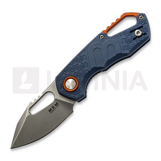 MKM Knives Isonzo Clip Point Taschenmesser, blau MKFX03-3PBL