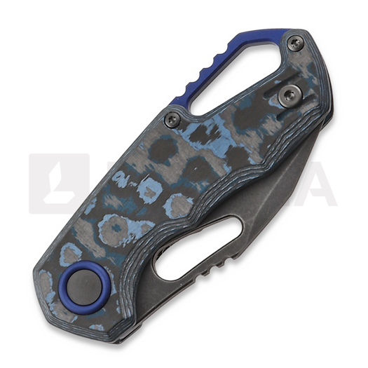 MKM Knives Isonzo Clip Point BW kääntöveitsi, Arctic Storm CF MKFX03-3CAD