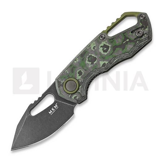 Zavírací nůž MKM Knives Isonzo Clip Point BW, Jungle Wear CF MKFX03-3CJD