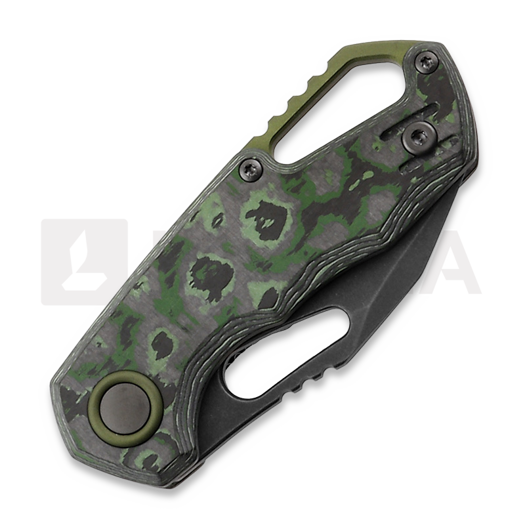 MKM Knives Isonzo Clip Point BW kääntöveitsi, Jungle Wear CF MKFX03-3CJD