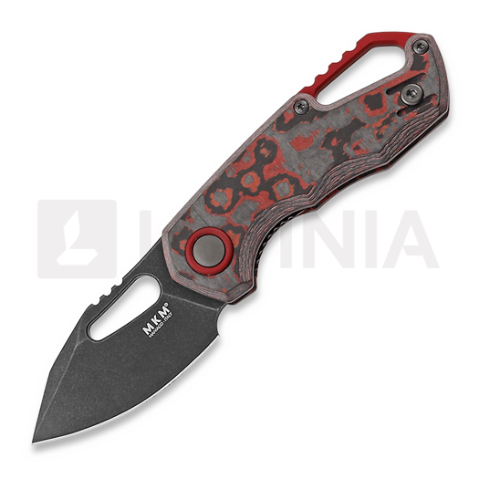 Складной нож MKM Knives Isonzo Clip Point BW, Lava Flow CF MKFX03-3CLD