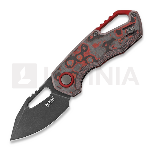 MKM Knives Isonzo Clip Point BW foldekniv, Lava Flow CF MKFX03-3CLD