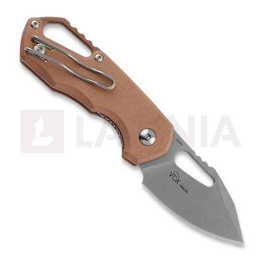 MKM Knives Isonzo Clip Point SW sulankstomas peilis, Copper MKFX03-3CO