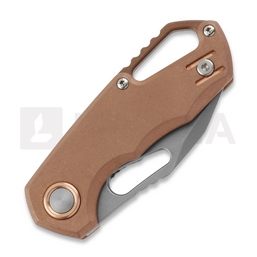 MKM Knives Isonzo Clip Point SW sulankstomas peilis, Copper MKFX03-3CO