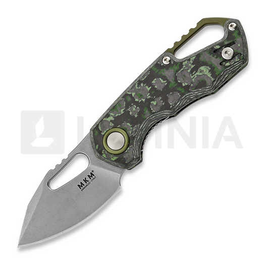 MKM Knives Isonzo Clip Point SW 접이식 나이프, Jungle Wear CF MKFX03-3CJ
