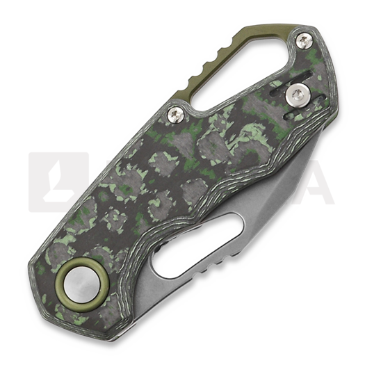 MKM Knives Isonzo Clip Point SW kääntöveitsi, Jungle Wear CF MKFX03-3CJ
