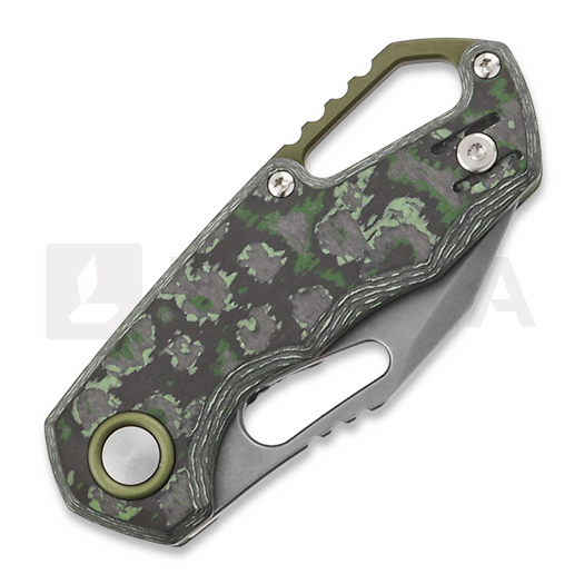MKM Knives Isonzo Clip Point SW sulankstomas peilis, Jungle Wear CF MKFX03-3CJ