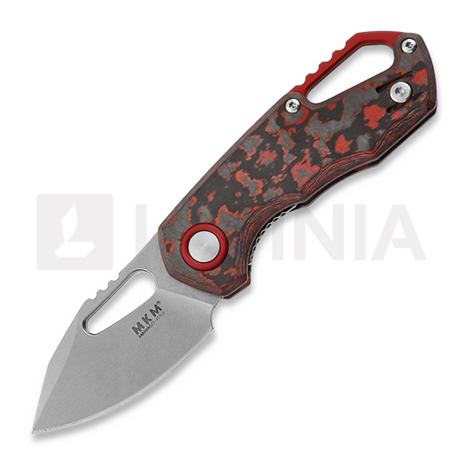 Складной нож MKM Knives Isonzo Clip Point SW, Lava Flow CF MKFX03-3CL