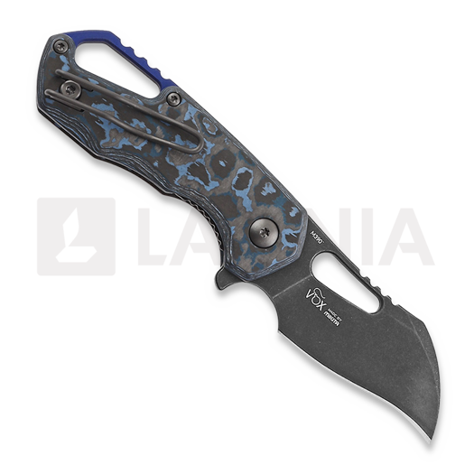 MKM Knives Isonzo Hawkbill BW sulankstomas peilis, Arctic Storm CF MKFX03-1CAD