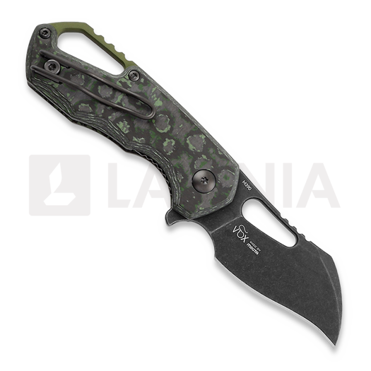 MKM Knives Isonzo Hawkbill BW sulankstomas peilis, Jungle Wear CF MKFX03-1CJD