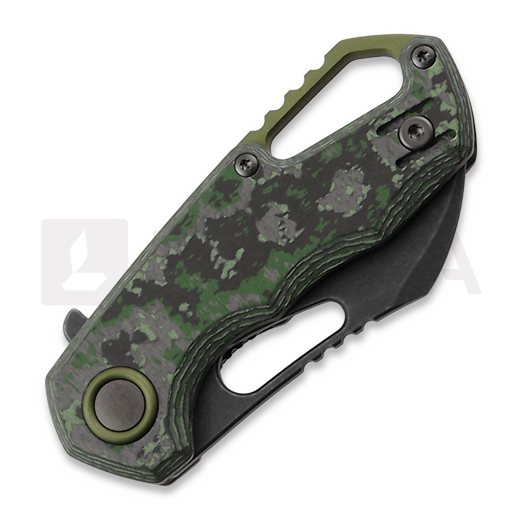 MKM Knives Isonzo Hawkbill BW sulankstomas peilis, Jungle Wear CF MKFX03-1CJD