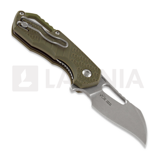 Couteau pliant MKM Knives Isonzo Hawkbill, vert MKFX03-1PGR