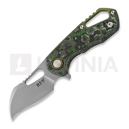 Nóż składany MKM Knives Isonzo Hawkbill SW, Jungle Wear CF MKFX03-1CJ