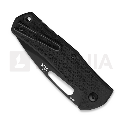 MKM Knives LOV - Top Shield Black - FRN kääntöveitsi, musta MKLV-PBK