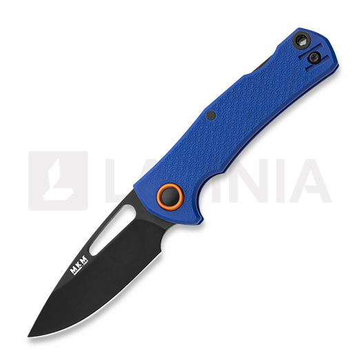 MKM Knives LOV - Top Shield Black - FRN kääntöveitsi, sininen MKLV-PBL