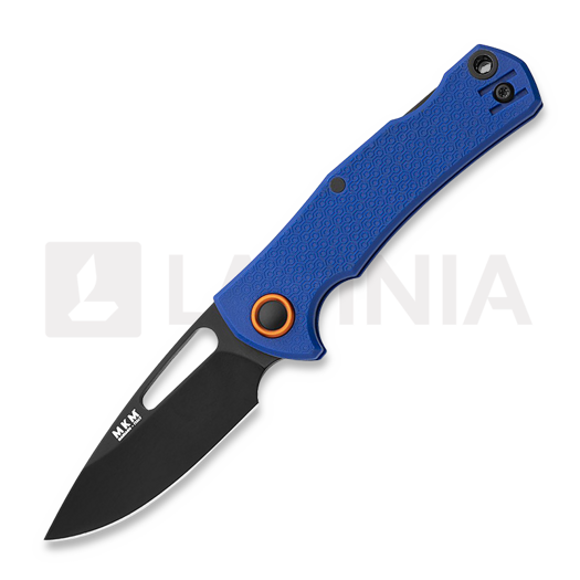MKM Knives LOV - Top Shield Black - FRN sulankstomas peilis, mėlyna MKLV-PBL
