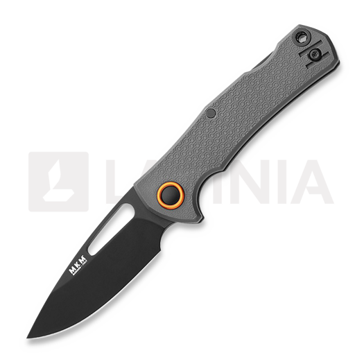 MKM Knives LOV - Top Shield Black - FRN kääntöveitsi, harmaa MKLV-PGY