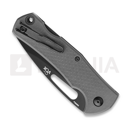MKM Knives LOV - Top Shield Black - FRN kääntöveitsi, harmaa MKLV-PGY
