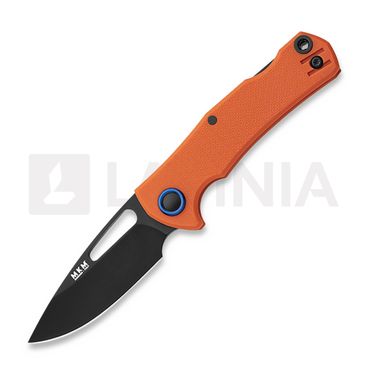 MKM Knives LOV - Top Shield Black - FRN kääntöveitsi, oranssi MKLV-POR