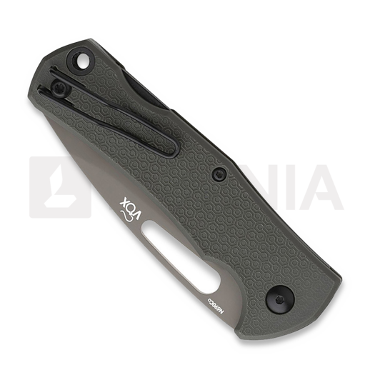 MKM Knives LOV - Top Shield Tan - FRN foldekniv, gr&oslash;n MKLV-PGR