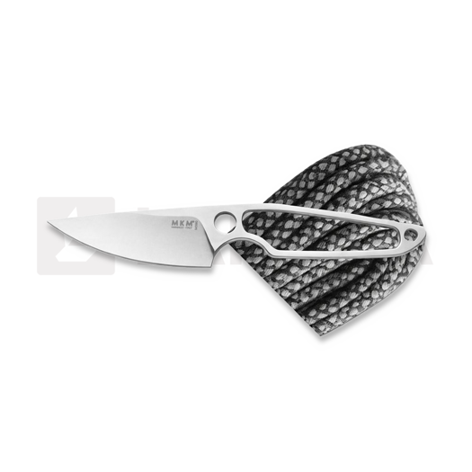 Нож MKM Knives Makro 1 Paracord, черен, сив MKMA01-PABG