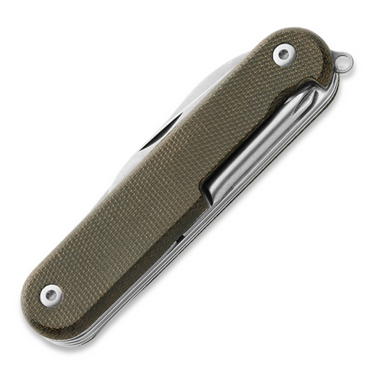 MKM Knives Malga 5 multiv&aelig;rkt&oslash;j, Green Canvas Micarta MKMP05MAG-GC