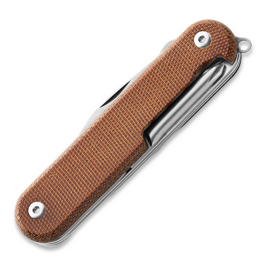 MKM Knives Malga 5 multiv&aelig;rkt&oslash;j, Natural Canvas Micarta MKMP05MAG-NC