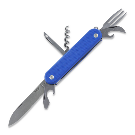 Saliekams nazis MKM Knives Malga 6, zils MKMP06-GBL