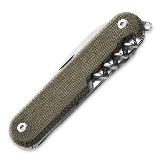 MKM Knives Malga 6 - MagnaCut - Green Canvas Micarta multiv&aelig;rkt&oslash;j MKMP06MAG-GC