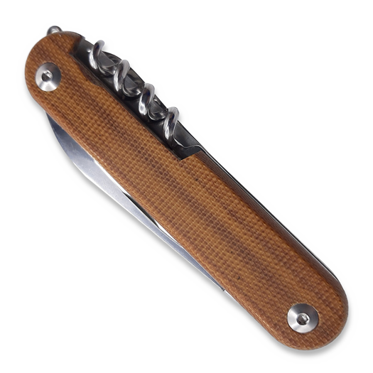 MKM Knives Malga 6, natural canvas micarta MKMP06-NC