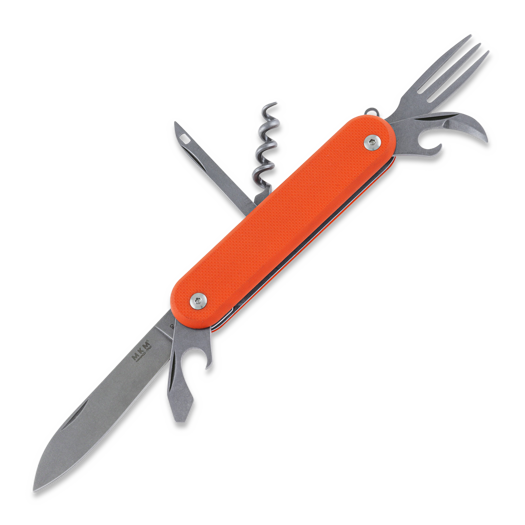 MKM Knives Malga 6 sulankstomas peilis, oranžinėnge MKMP06-GOR
