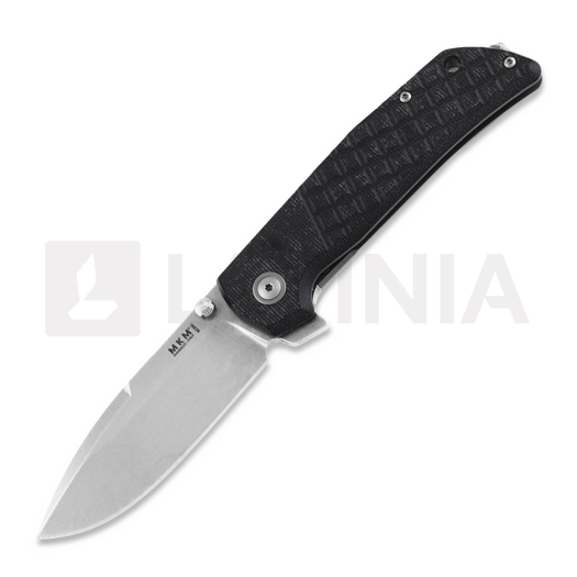 MKM Knives Maximo סכין מתקפלת, Black canvas micarta MKMM-BCT