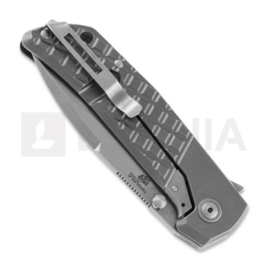 MKM Knives Maximo sulankstomas peilis, Black canvas micarta MKMM-BCT