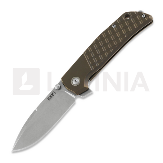 Navaja MKM Knives Maximo, Bronze titanium MKMM-TBR
