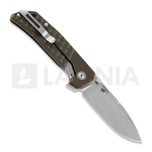 Coltello pieghevole MKM Knives Maximo, Bronze titanium MKMM-TBR