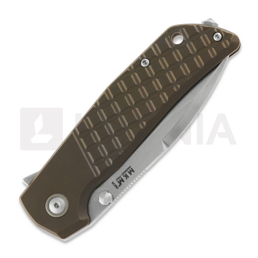 Coltello pieghevole MKM Knives Maximo, Bronze titanium MKMM-TBR