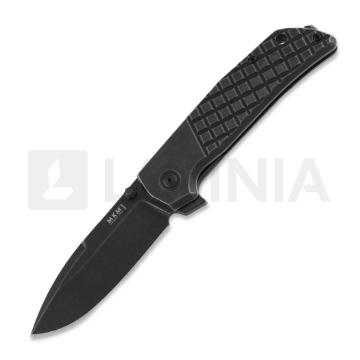 MKM Knives Maximo összecsukható kés, Dark stonewash titanium MKMM-TDSW
