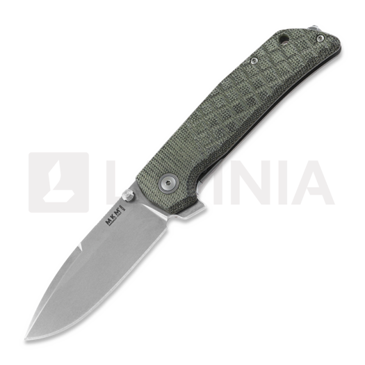 Coltello pieghevole MKM Knives Maximo, Green canvas micarta MKMM-GCT