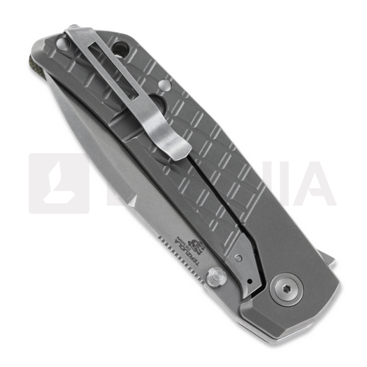 Coltello pieghevole MKM Knives Maximo, Green canvas micarta MKMM-GCT