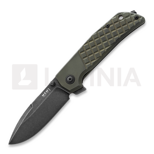 Nóż składany MKM Knives Maximo, OD green anodized titanium MKMM-TGRD